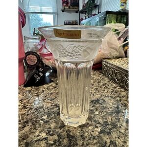 Nachtmann Bleikristall 24% Trio Lead Crystal Orchard Eden Collection bud vase